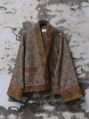 INTO THE EAST 25 Autumn/Winter Moss Green Dark Pattern Tussah Silk Cardigan Jacket ITE-E1DGAW001GR21JK-LV Green
